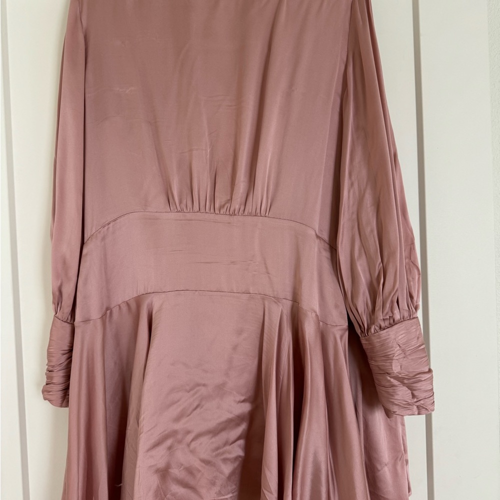 Zimmerman silk wrap mini dress - Picture 3 of 4